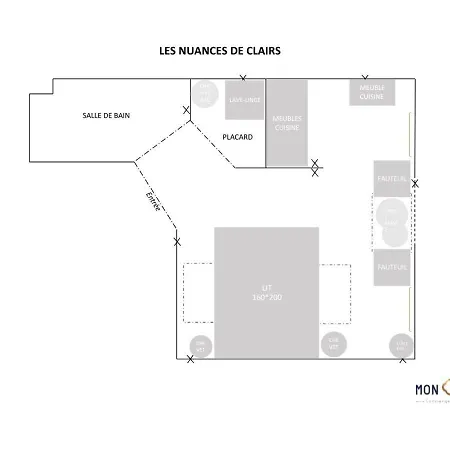 Aux Nuances De Clairs - Cosy Dans Quartier Historique Cathedrale - Mon Groom Apartment